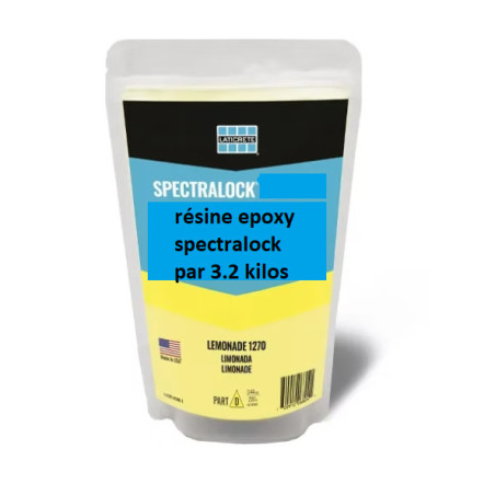 Résine epoxy Spectralock PPG jaune vintage ref 06 Limeade par 3,2 kilos