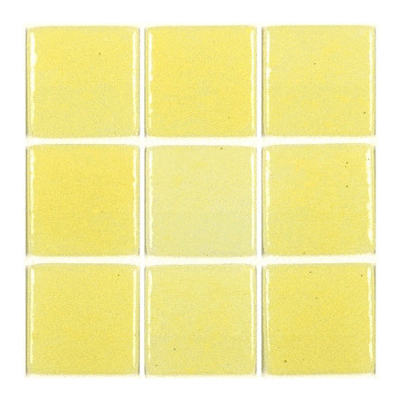 Mosaique carrelage jaune citron mouchete 2.3 cm par 2 M² Achat mosaique salle de ban