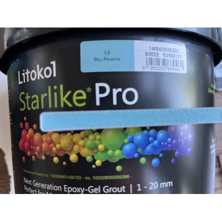 Bleu gris résine époxy Starlike pro par 2.5 kilos ref 68 Blu di cook
