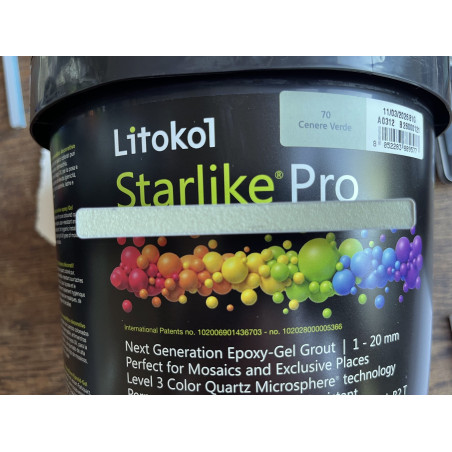 Vert sauge résine époxy Starlike pro par 2.5 kilos ref 70 cenere verde