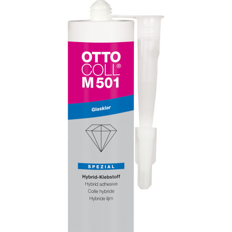 Mastic colle  translucide extérieur ottocoll M501 cartouche 310 ml