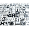 Mosaique mat noir et blanc MOMA mosaique cuisine