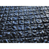 Noir relief drop 100% mosaïque 2.4 cm émaux de verre par plaque 31.5 cm