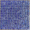 Mosaique emaux de verre bleu cobalt vulcano nacré drop 100% par plaque de 31 cm Achat mosaique salle de bain