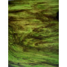 Stipple effet glacé vert et brun marbré opalescent ref 50135 plaque de 30 par 26 cm
