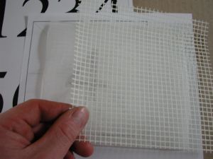 Filet de fibre de verre 1 m par 1 mètre  maille 2 mm pour mosaïque