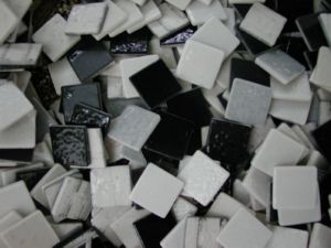Assortiment blanc gris noir Manhattan mosaïque mélange Briare par 250 g