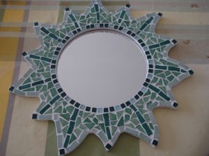 Support bois à décorer de mosaique