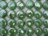 Vert bille de verre plate vert jade nacré galets de 30 mm par 10