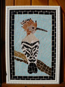 mosaique oiseau huppe