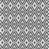 Mosaïque décor RITMO hexagone noir et blanc mat satiné par 1 M²