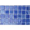 Bleu pastel foncé mosaïque verre Tiffany en tesselle par plaque 30 cm