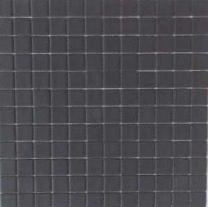 Noir mat mosaïque émaux 2.5 cm plaque 31.7 cm