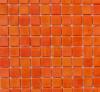 Orange foncé mosaïque émaux Venise 1.5 cm par plaque 32.7 cm