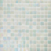Blanc et vert céladon nacré BRAC Aqualux mosaïque émaux brillant 2.4 cm par 2M² soit 43.39€ le M²