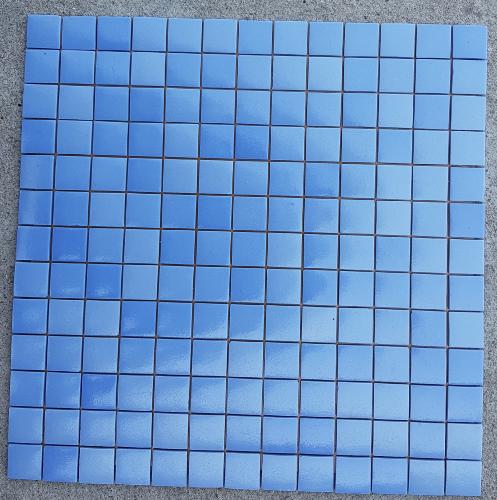 Bleu lavande uni mosaïque émaux mat/satiné 2.5 cm plaque pour vrac