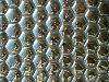 Gris argenté brillant bombé mosaïque hexagone 2.1 cm vendu à l'unité
