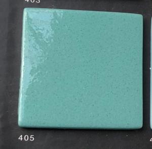 Vert Menthe mosaïque émaux brillant bord droit 2,3 cm par plaquette de 20 carreaux