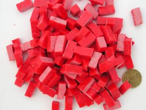 Rouge mosaïque smalt new rouge rubis par 100 g
