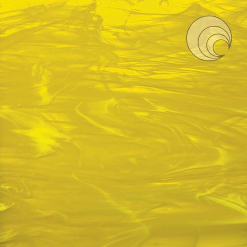 Jaune marbré translucide verre Oceanside  369-1 fusing 96 plaque de 30 par 20 cm