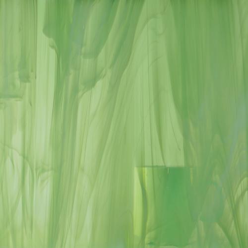 Vert clair marbré opalescent verre vitrail spectrum 329-1 plaque de 20 par 30 cm