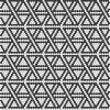 Mosaïque décor JAZZ hexagone noir et blanc mat satiné par 1 M²
