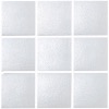 Blanc lisse mat métallisé mosaïque Urban Chic émaux bord droit 2.3 cm par 100g
