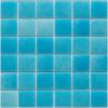 Bleu azur porphyre Caribe mosaïque émaux brillant 2.3 cm plaque 33 cm collé HTK