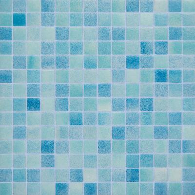 Bleu clair et moyen mosaïque Water mix GERRA 2.4 cm par 2 M² soit 39.50 € le M²