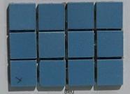 Bleu grès 2 par 2 cm mosaïque grès mat antique paray bleu moyen au M²
