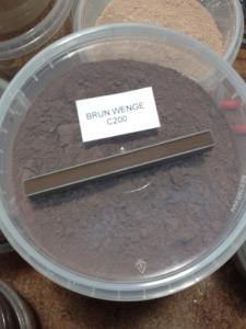 Brun ciment joint brun foncé wenge  hydro plus par 5 kilos