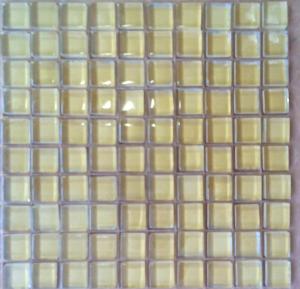 Brun caramel mosaïque BRILLANT CRISTAL 10 mm par plaque 30 cm