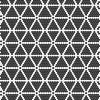 Mosaïque décor SONATA hexagone noir et blanc mat satiné par 1 M²