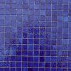 Bleu roi/ Danube mosaïque émaux de Briare par 20 carrés soit environ 100g