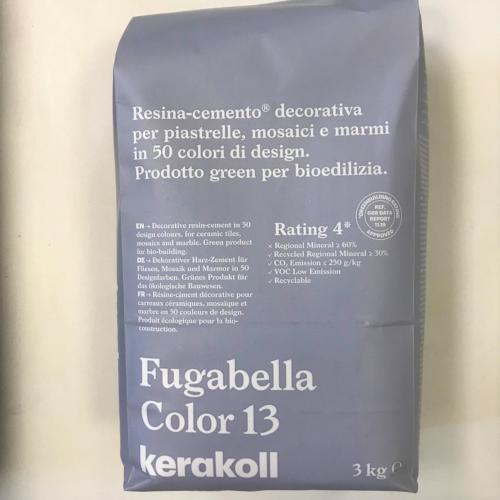 Fugabella résine ciment couleur 13 bleu lavande haute performance de 2 à 20mm par 3 kilos