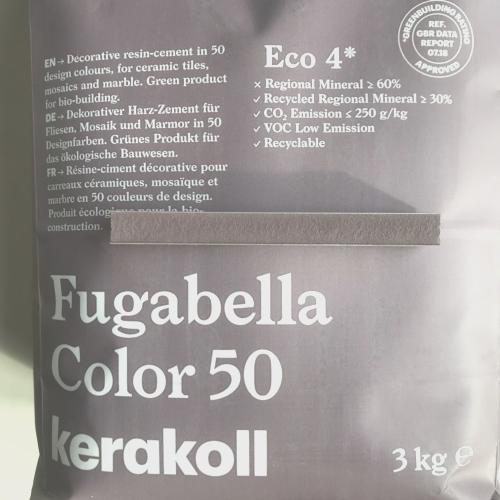 Fugabella résine ciment couleur 50  rose mauve lie de vin par 3 kilos