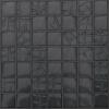Noir Relief Trabado mix anniversaire mosaïque émaux 2.4 cm pleine masse par plaque 33 cm HTK