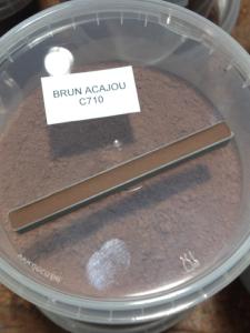 Brun ciment joint brun acajou par 1 kilo