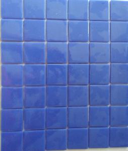 Bleu Lazuli 4 cm mosaïque émaux par plaque 32 cm