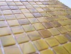 Jaune safran mosaïque pâtes de verre gemmés par 25 carreaux