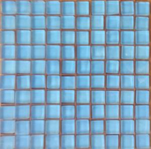 Bleu clair Arctique mosaïque BRILLANT CRISTAL 10 mm par plaque 30 cm