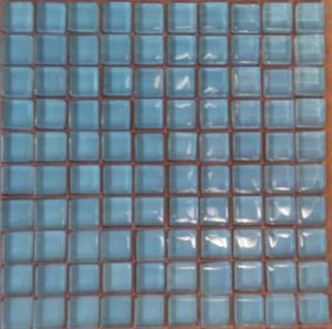 Bleu jean clair BRILLANT CRISTAL micro mosaïque vetrocristal par 100 grammes