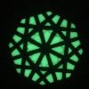 Phosphorescent Starlight mosaïque 2.4 cm fluorescent vert intense par carreau