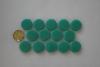 Vert turquoise clair rond pastille mosaïque émaux brillant par plaque 33.2 cm