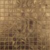 Brun doré relief mosaïque émaux brillant carré 2.4 cm par 100 grammes