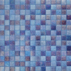 Bleu moucheté et foncé nacré KEROS mosaïque émaux brillant 2.4 cm par 2M² soit 43.39€ le M²