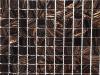 Brun foncé noir gemmé Madagascar mosaïque pate de verre par 25 carreaux