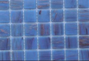Bleu lavande gemme mosaïque pâte de verre par 25 carreaux