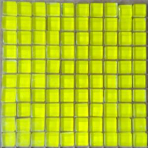 Jaune vif Jonquille micro mosaïque BRILLANT CRISTAL 10 mm par plaque 30 cm