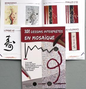 Livre 101 designs interpreted in mosaic 101 dessins interprétés en mosaïque EN ANGLAIS